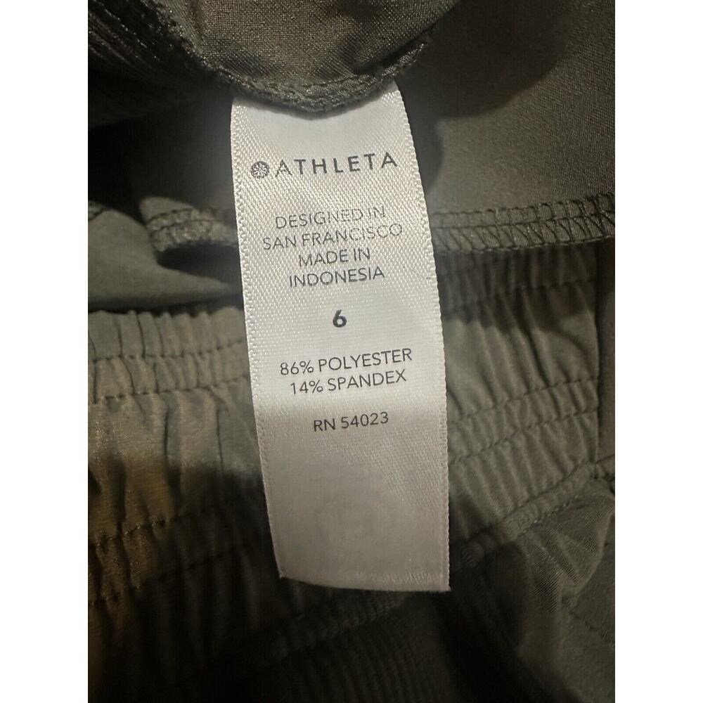 Athleta Brooklyn Legacy Mid Rise Jogger Mountain Olive Green Gray Women's Size 6 - Picture 8 of 8